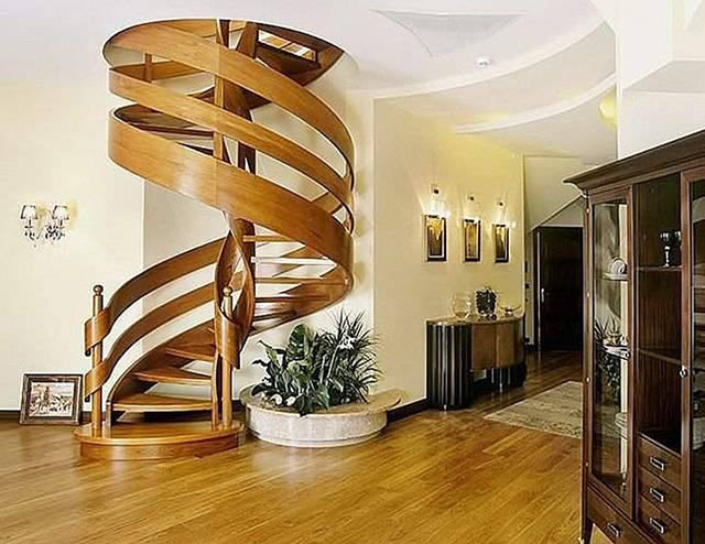 Thiết kế phòng khách có cầu thang